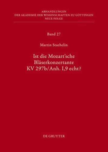 Ist Die Sogenannte Mozartsche Bläserkonzertante KV 297b/Anh. I,9 Echt?