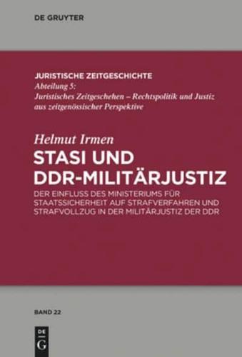Stasi Und DDR-Militärjustiz