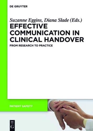 Effective Communication in Clinical Handover