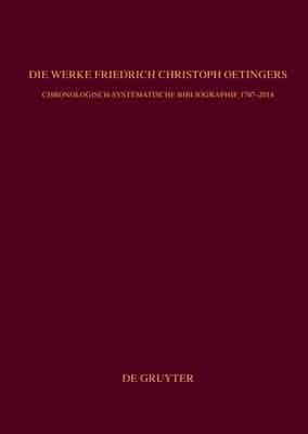 Die Werke Friedrich Christoph Oetingers Band 3