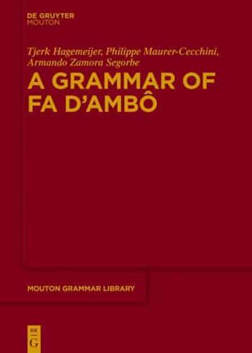 A Grammar of Fa d'Ambô