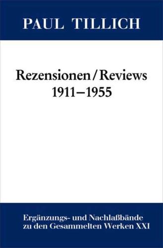 Rezensionen / Reviews 1911-1955
