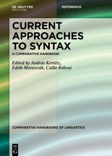 Current Approaches to Syntax