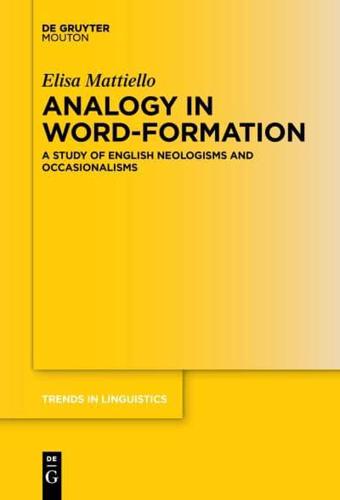 Analogy in Word-formation