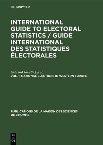 National Elections in Western Europe