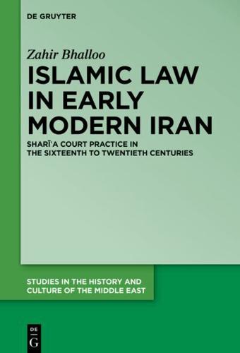 Islamic Law in Early Modern Iran
