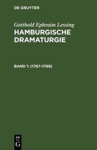 Hamburgische Dramaturgie: 1767-1769, Band 1/2