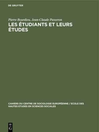 Les étudiants et leurs études