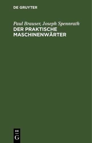 Der praktische Maschinenwärter