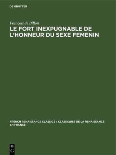 Le Fort Inexpugnable De L'honneur Du Sexe Femenin