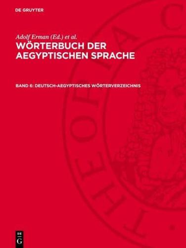 Deutsch-Aegyptisches Wörterverzeichnis