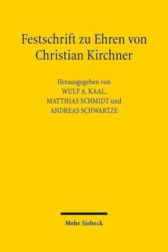 Festschrift Zu Ehren Von Christian Kirchner