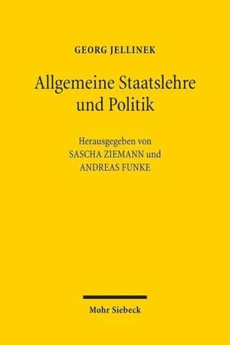 Allgemeine Staatslehre Und Politik