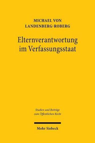 Elternverantwortung Im Verfassungsstaat