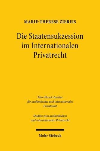 Die Staatensukzession Im Internationalen Privatrecht