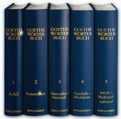 Goethe Worterbuch, Band 1, Leinen