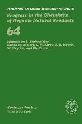 Fortschritte Der Chemie Organischer Naturstoffe / Progress in the Chemistry of Organic Natural Products