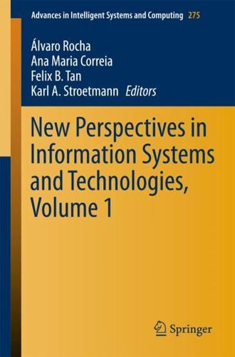 New Perspectives in Information Systems and Technologies. Volume 1