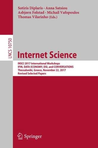 Internet Science Information Systems and Applications, Incl. Internet/Web, and HCI