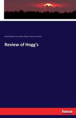 Review of Hogg's