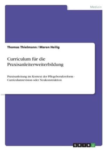 Curriculum Für Die Praxisanleiterweiterbildung