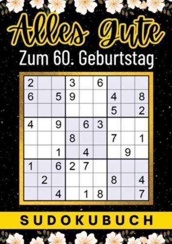 60 Geburtstag Geschenk Alles Gute Zum 60. Geburtstag - Sudoku