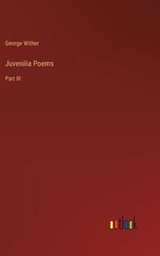 Juvenilia Poems