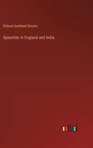 Speeches in England and India