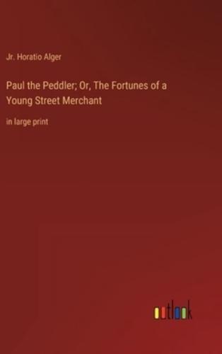 Paul the Peddler; Or, The Fortunes of a Young Street Merchant:in large print