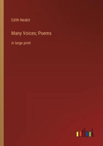 Many Voices; Poems