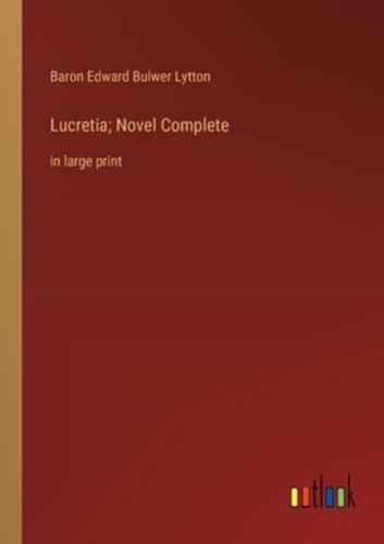 Lucretia; Novel Complete