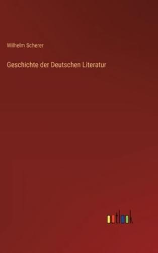 Geschichte Der Deutschen Literatur