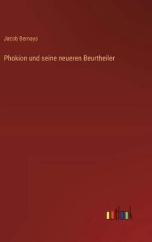 Phokion Und Seine Neueren Beurtheiler