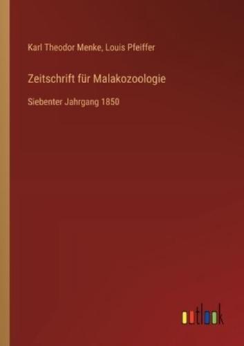 Zeitschrift Für Malakozoologie