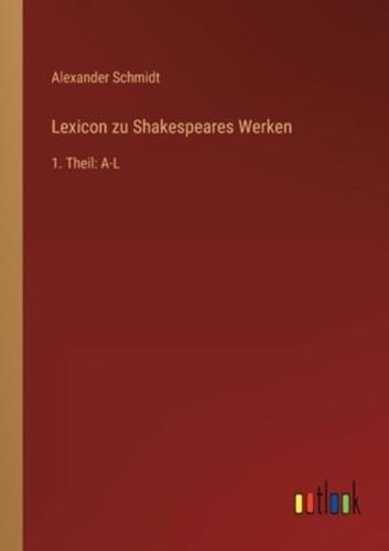 Lexicon Zu Shakespeares Werken