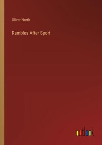 Rambles After Sport
