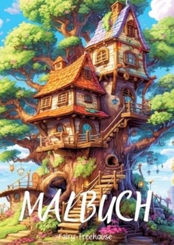 Malbuch - Fairy-Treehouse
