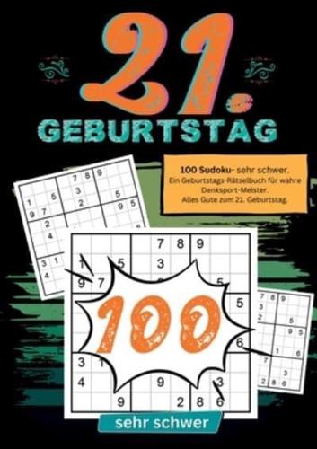 21. Geburtstag- Sudoku Geschenkbuch