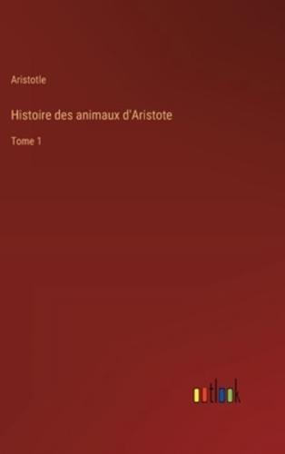 Histoire Des Animaux d'Aristote