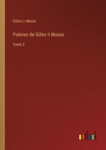 Poésies De Gilles Li Muisis