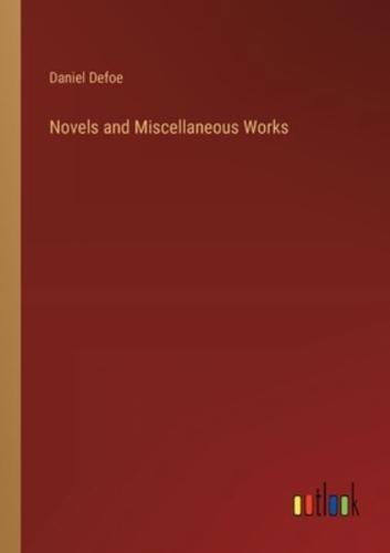 Novels and Miscellaneous Works