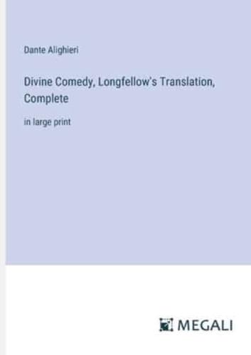 Divine Comedy, Longfellow's Translation, Complete