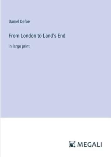 From London to Land's End