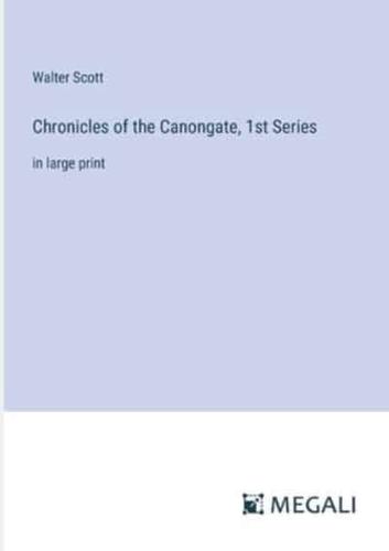 Chronicles of the Canongate, 1st Series