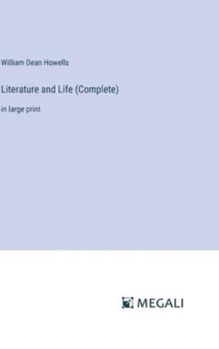 Literature and Life (Complete)