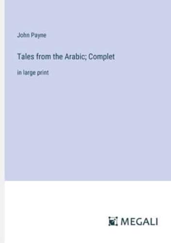 Tales from the Arabic; Complet