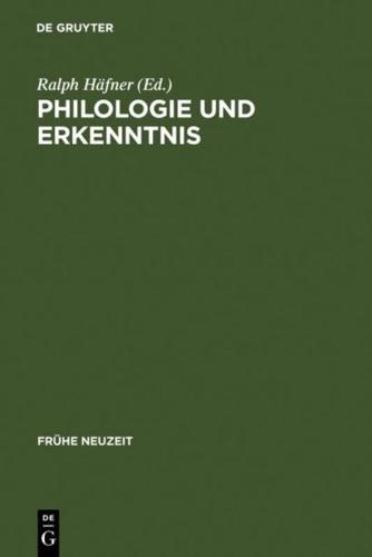 Philologie und Erkenntnis