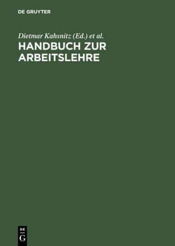 Handbuch Zur Arbeitslehre