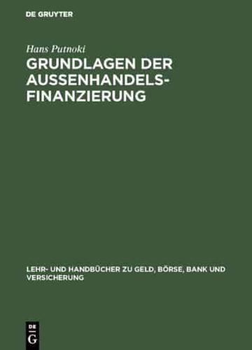 Grundlagen Der Auenhandelsfinanzierung