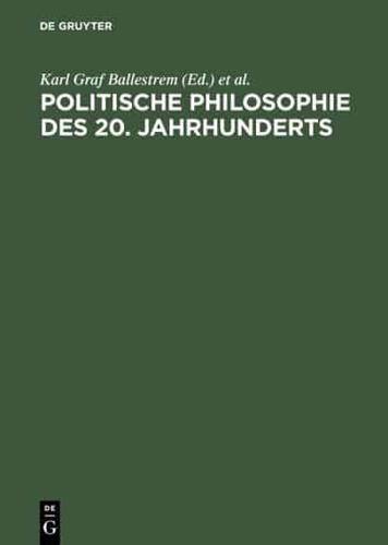 Politische Philosophie Des 20. Jahrhunderts